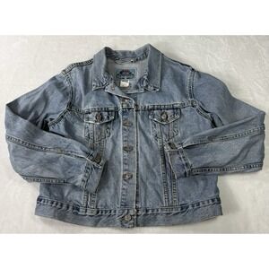 Vintage Levis Denim Jacket Womens Large Trucker Made in USA 90s ** Medium‎